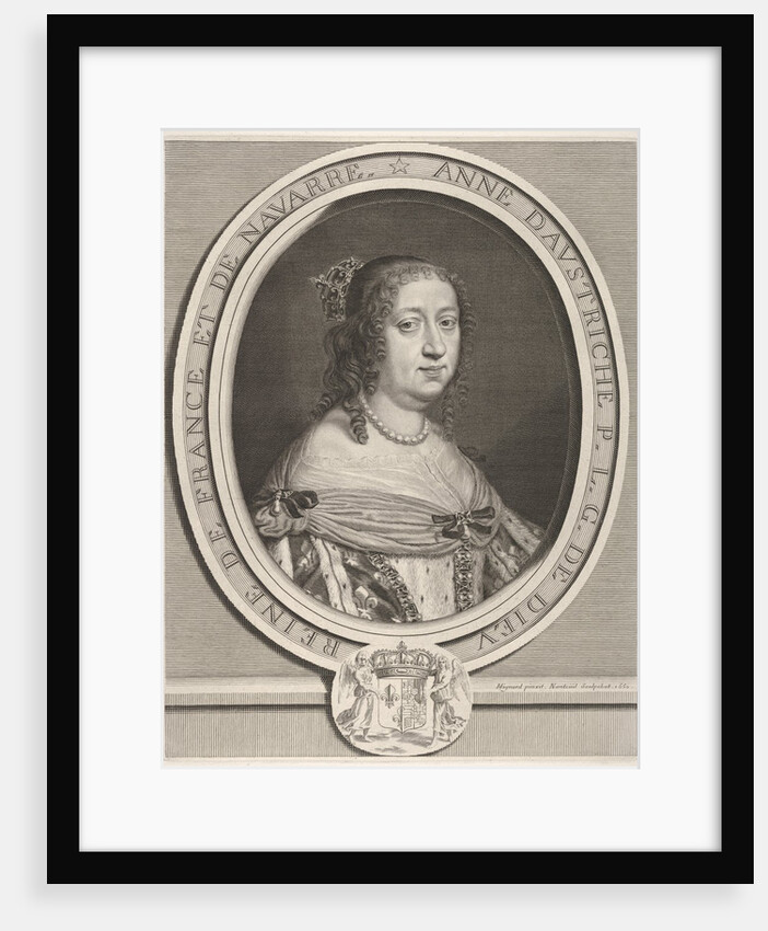 Anne of Austria, 1660 by Robert Nanteuil