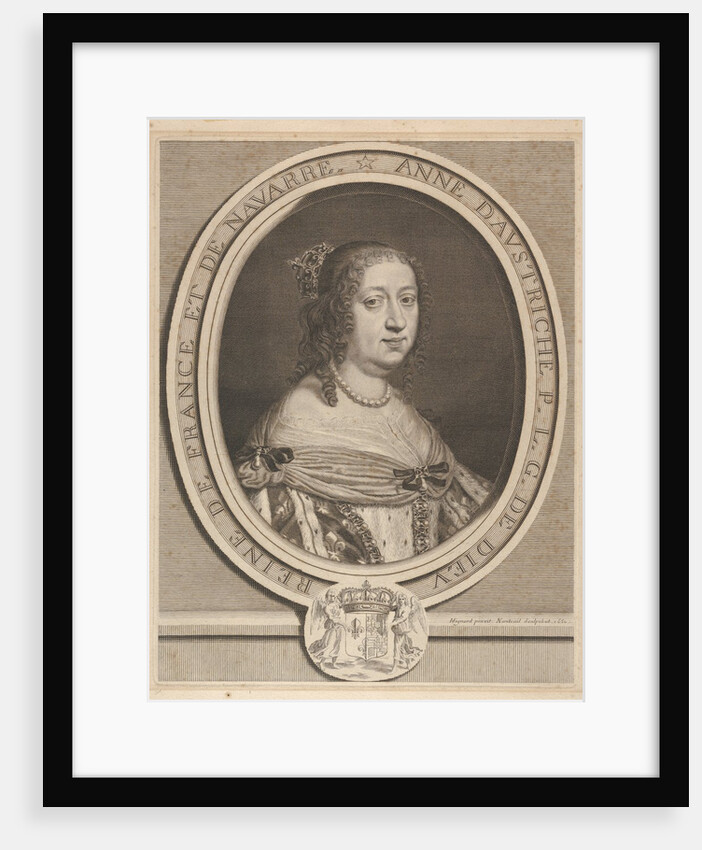 Anne of Austria, 1660 by Robert Nanteuil