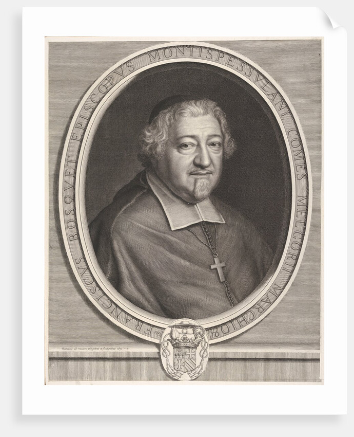 François Bosquet, 1671 by Robert Nanteuil
