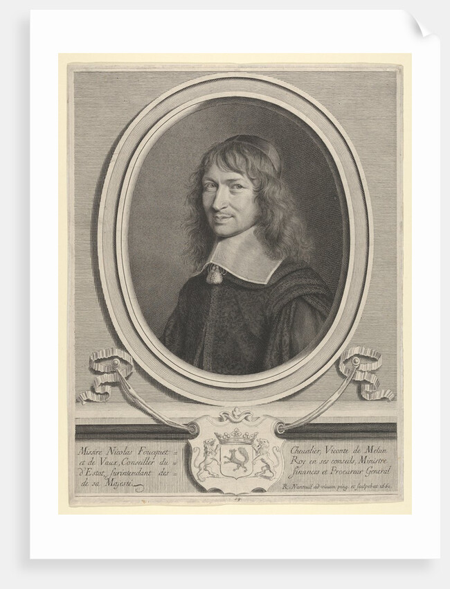 Nicolas Fouquet, 1661 by Robert Nanteuil