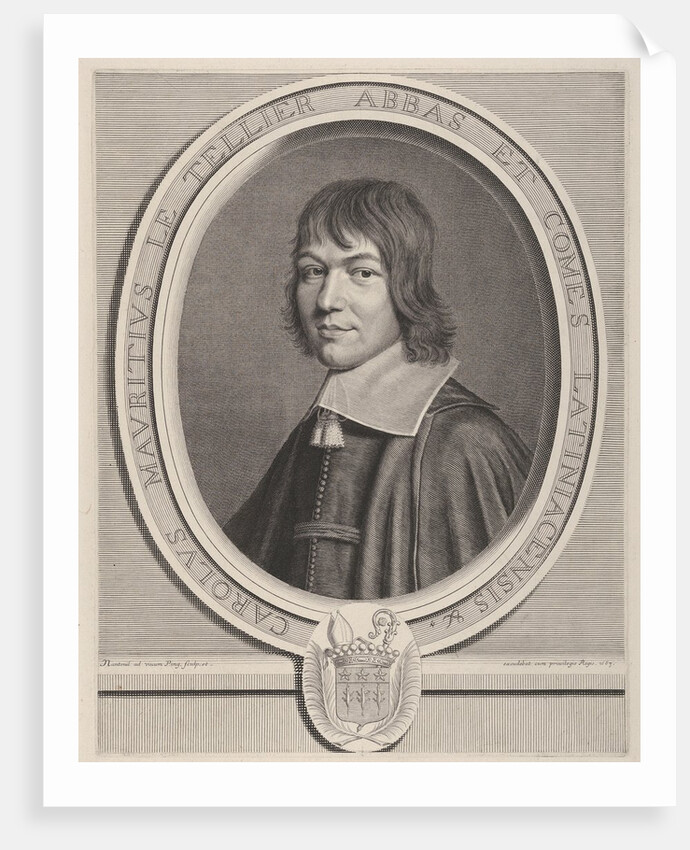 Charles-Maurice Le Tellier, 1663 by Robert Nanteuil