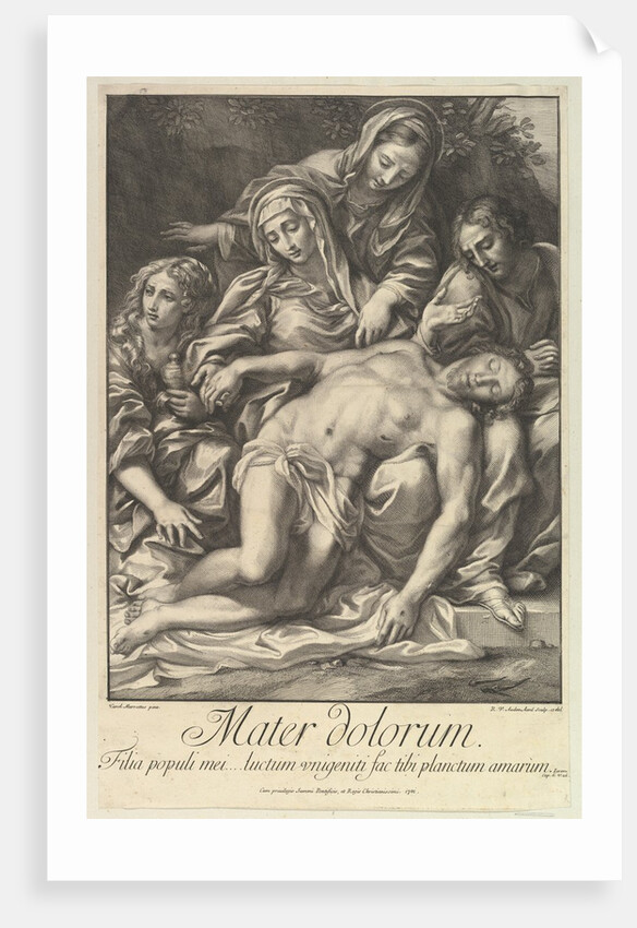 Mater Dolorum, 1701 by Robert van Audenaerde