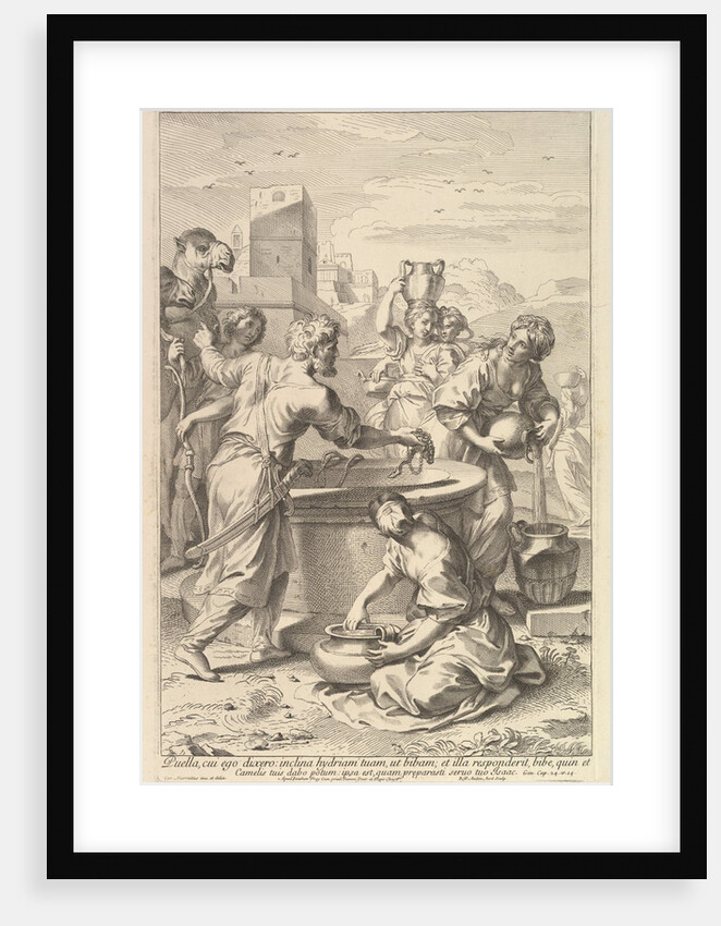 Rebecca and Eliezer by Robert van Audenaerde