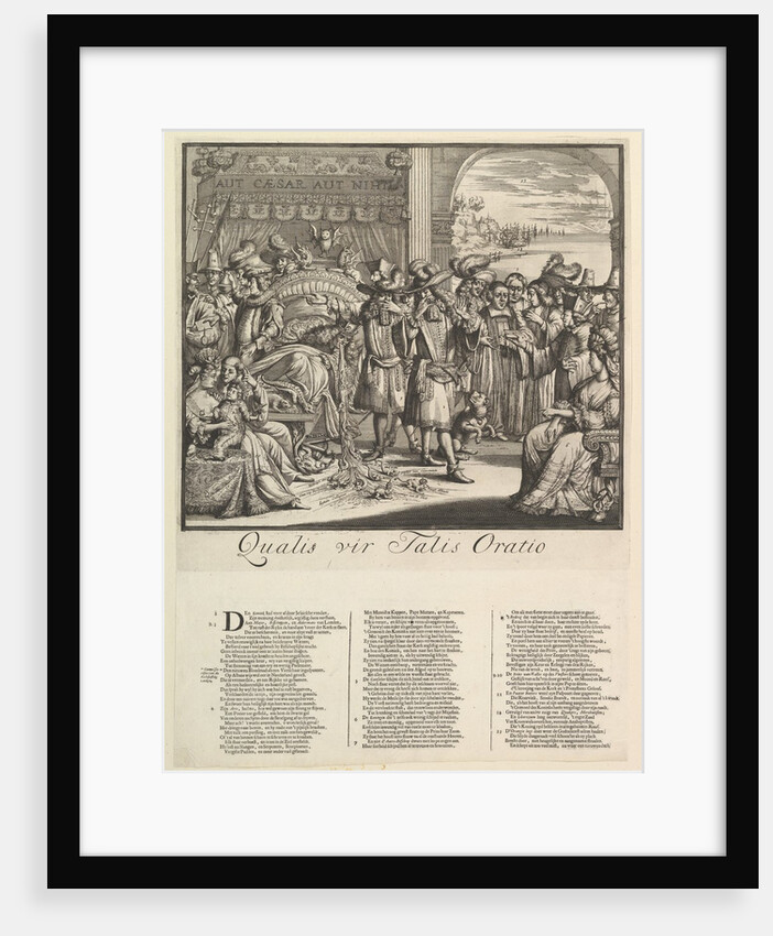Qualis vir Talis Oratio by Romeyn de Hooghe