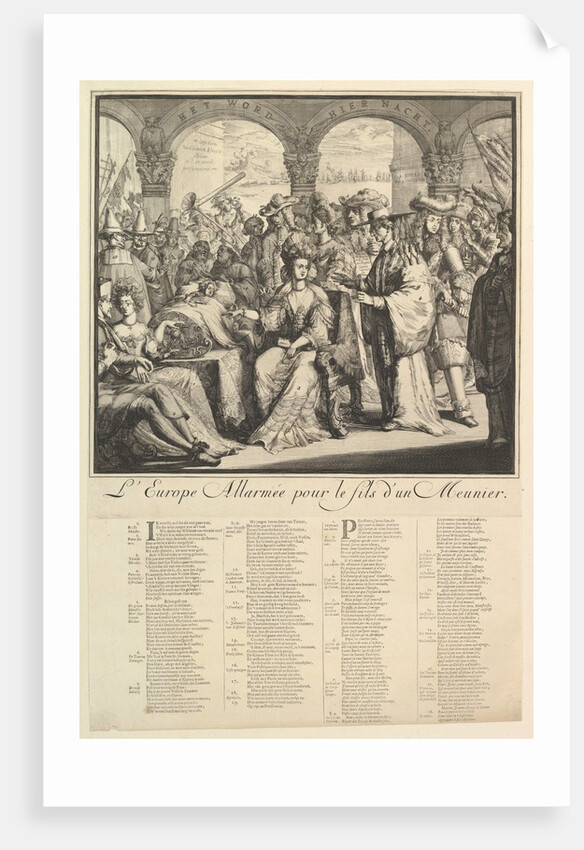 L'Europe Allarmée by Romeyn de Hooghe