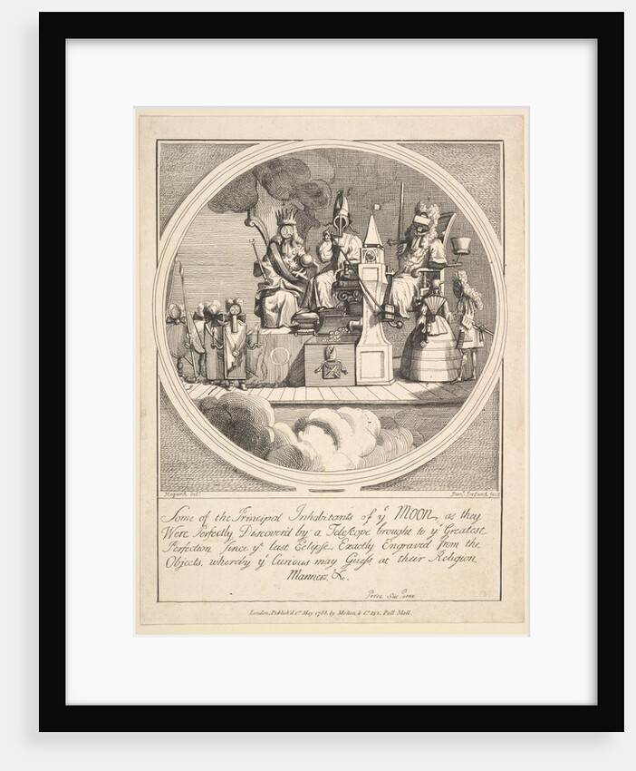 Some of the Principal Inhabitants of the Moon, as They Were Perfectly Discovered by…, May 1, 1788 by Samuel Ireland