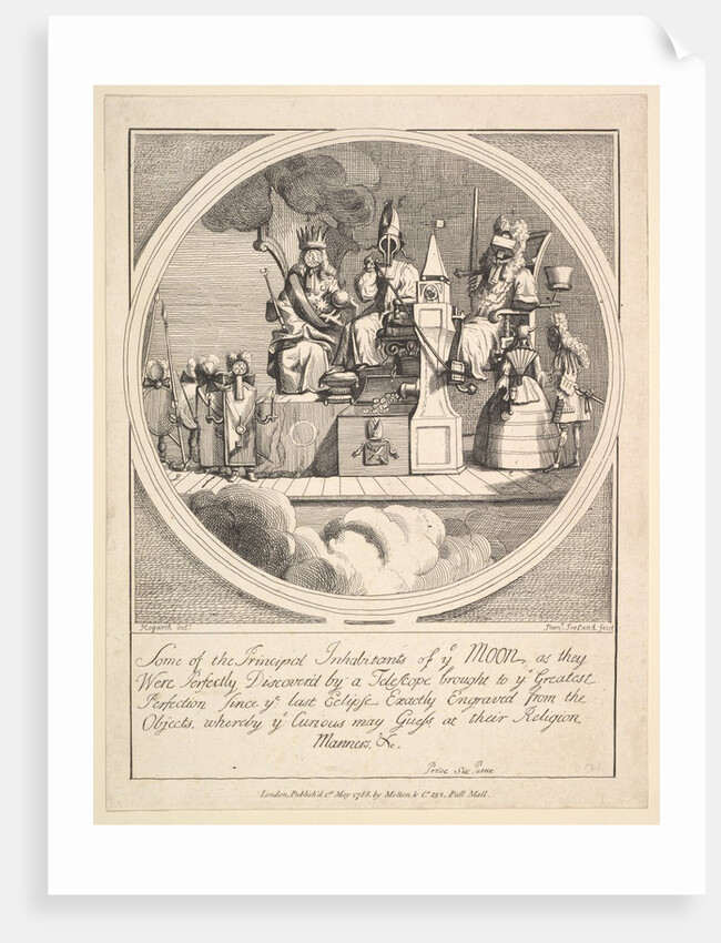 Some of the Principal Inhabitants of the Moon, as They Were Perfectly Discovered by…, May 1, 1788 by Samuel Ireland