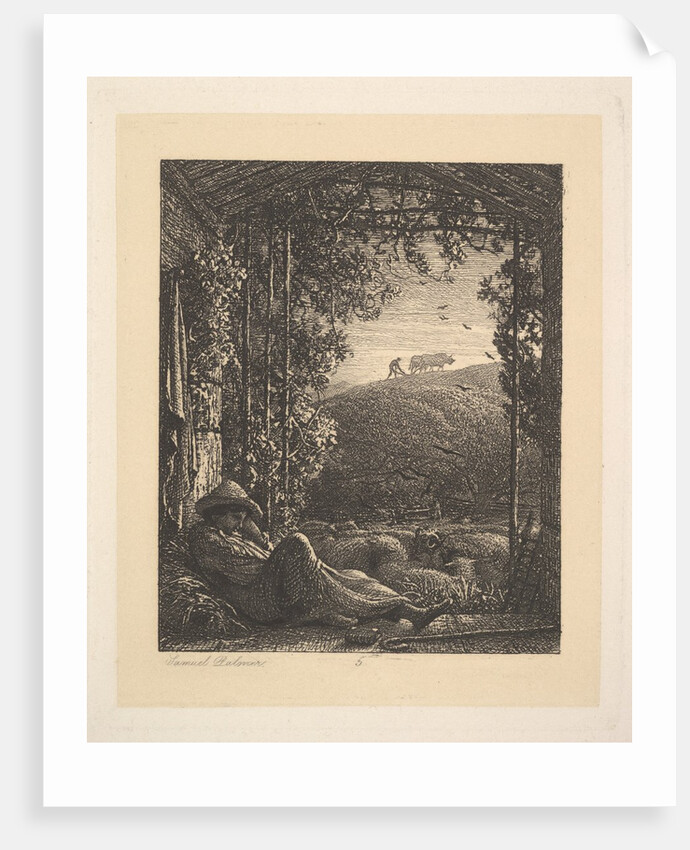 The Sleeping Shepherd, Early Morning, 1857 by Samuel Palmer