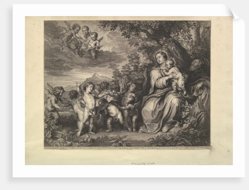 Rest on the Flight into Egypt, 1650-59 by Boetius Adams Bolswert