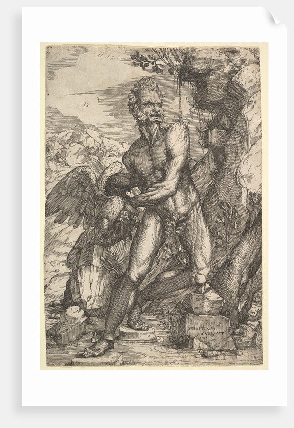 Prometheus, 1558 by Sebastiano de Valentinis