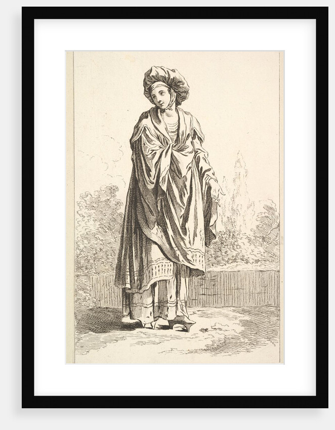 Femme de Macédoine, from Recueil de diverses fig.res étrangeres Inventées par F. B…, 18th century by Simon François Ravenet