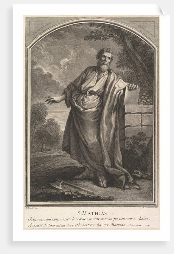 Saint Mathias, 1726 by Simon Vallee
