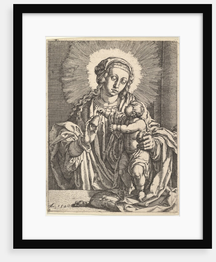 Virgin and Child by Simon Wynhoutsz Frisius