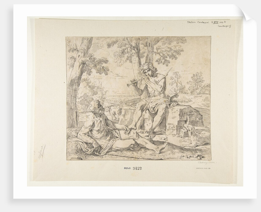 Mercury and Argus, ca.1630-1648 by Simone Cantarini