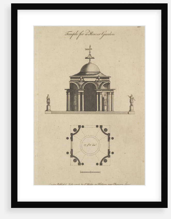 Temple for a Flower Garden, 1778 by Sir John Soane