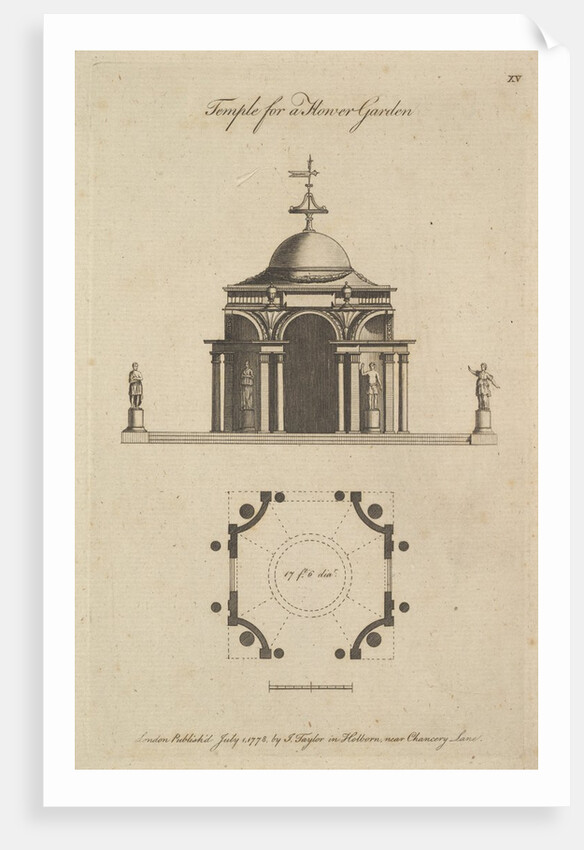 Temple for a Flower Garden, 1778 by Sir John Soane
