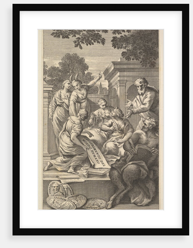 Allegorical composition celebrating the Humanities, 1695 by Nicolas Dorigny