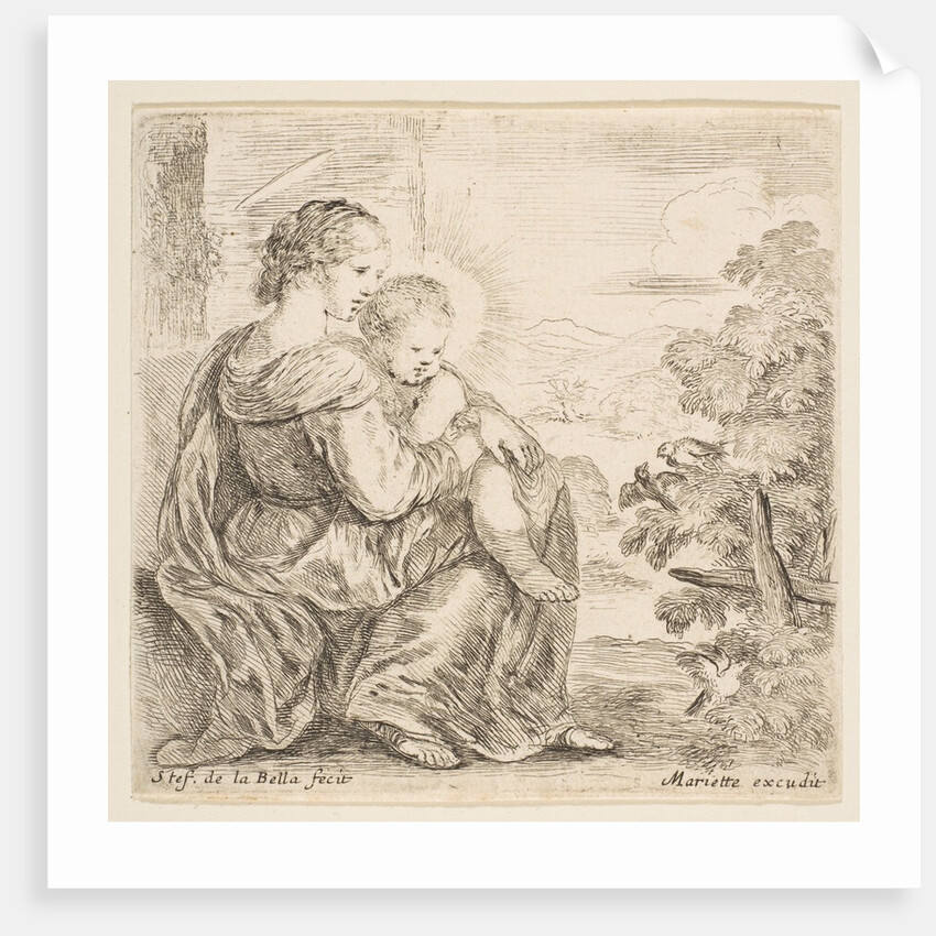 Virgin and Christ Child, 1641 by Stefano della Bella