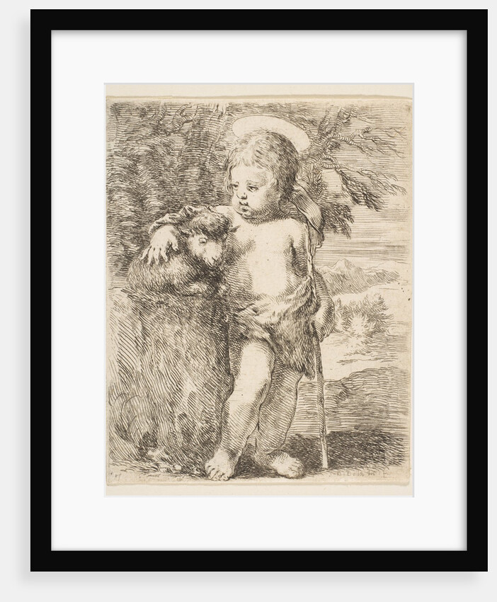 The Infant St. John the Baptist with his Lamb, ca. 1649 by Stefano della Bella