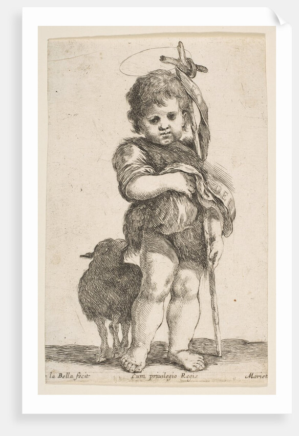 The Infant St. John the Baptist Holding up His Robe, ca. 1649 by Stefano della Bella