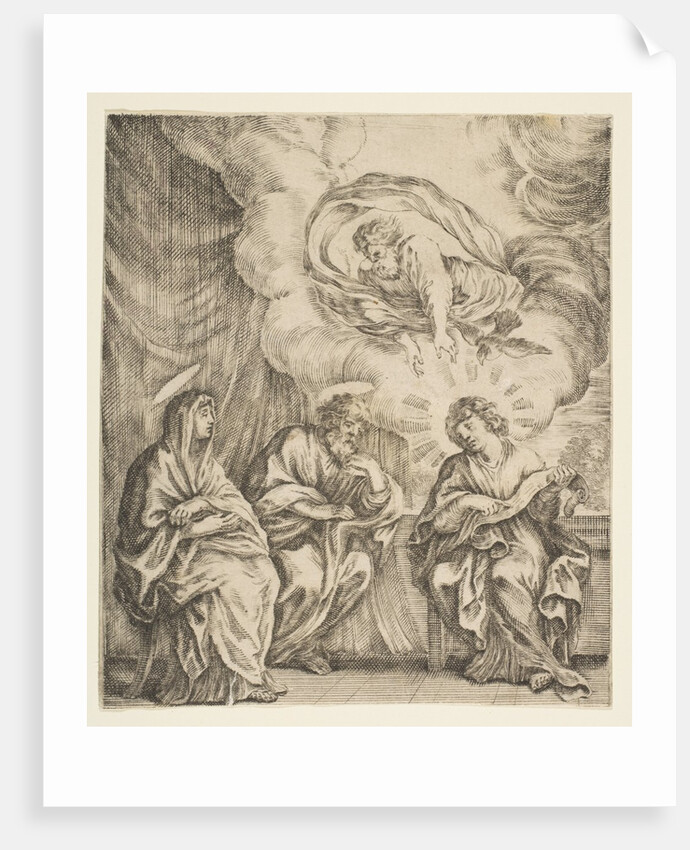 Child Jesus Explaining the Scriptures to His Mother and St. Joseph, ca. 1627 by Stefano della Bella