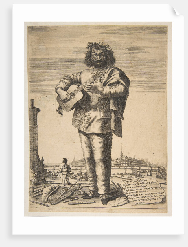 Carlo Cantu called Buffetto, 1646 by Stefano della Bella/Jean Couvay