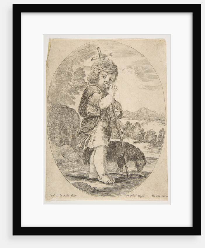 Saint John the Baptist Biting a Piece of Fruit, ca. 1641 by Stefano della Bella