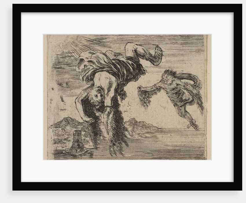 Daedalus and Icarus, from 'Game of Mythology', 1644 by Stefano della Bella