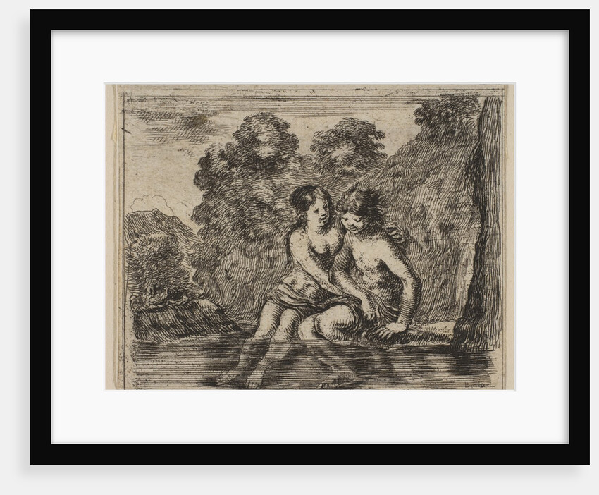 Salmacis and Hermaphrodite, from 'Game of Mythology', 1644 by Stefano della Bella