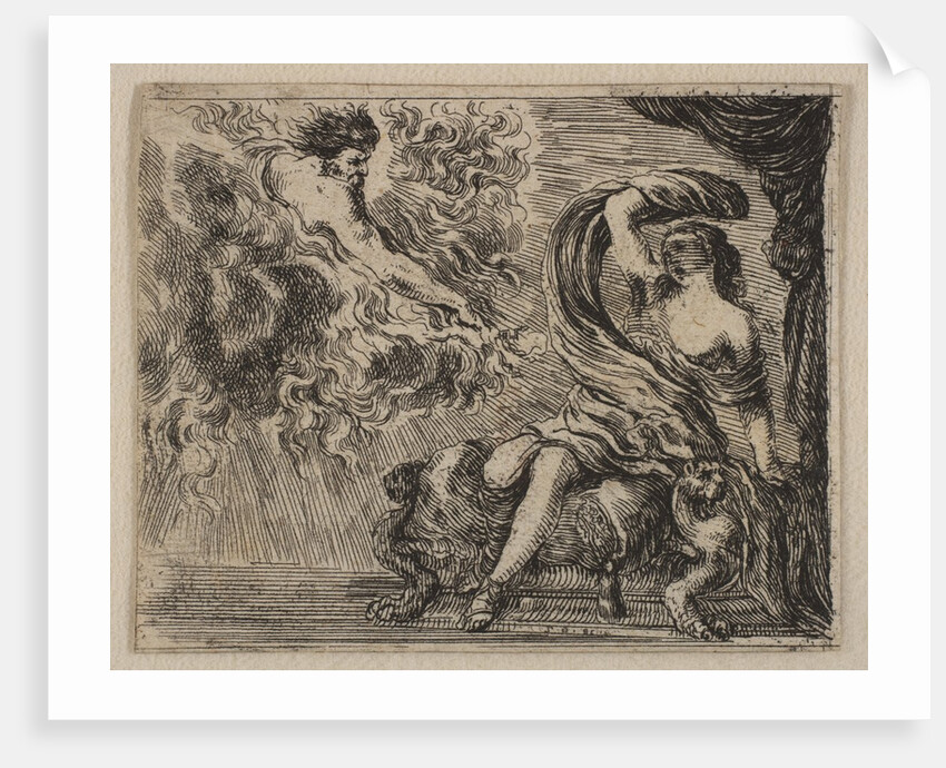 Jupiter and Semele, from 'Game of Mythology', 1644 by Stefano della Bella