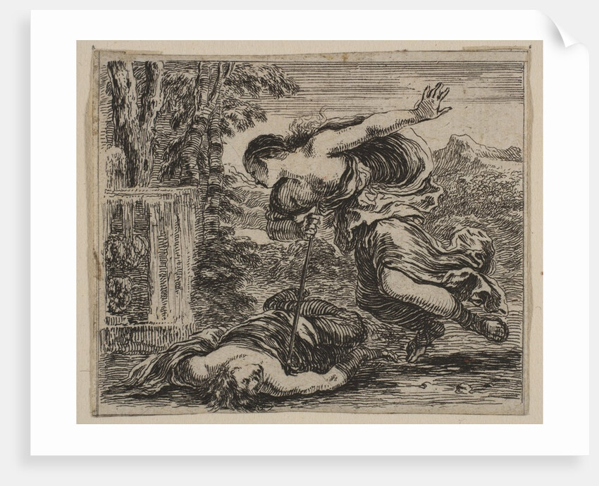 Pyramus et Thisbe, from 'Game of Mythology', 1644 by Stefano della Bella
