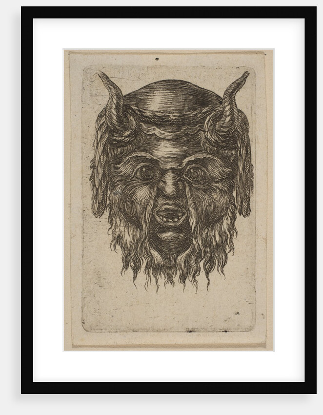 Mask by Stefano della Bella (attributed to)