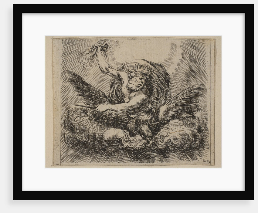 Jupiter, from 'Game of Mythology', 1644 by Stefano della Bella