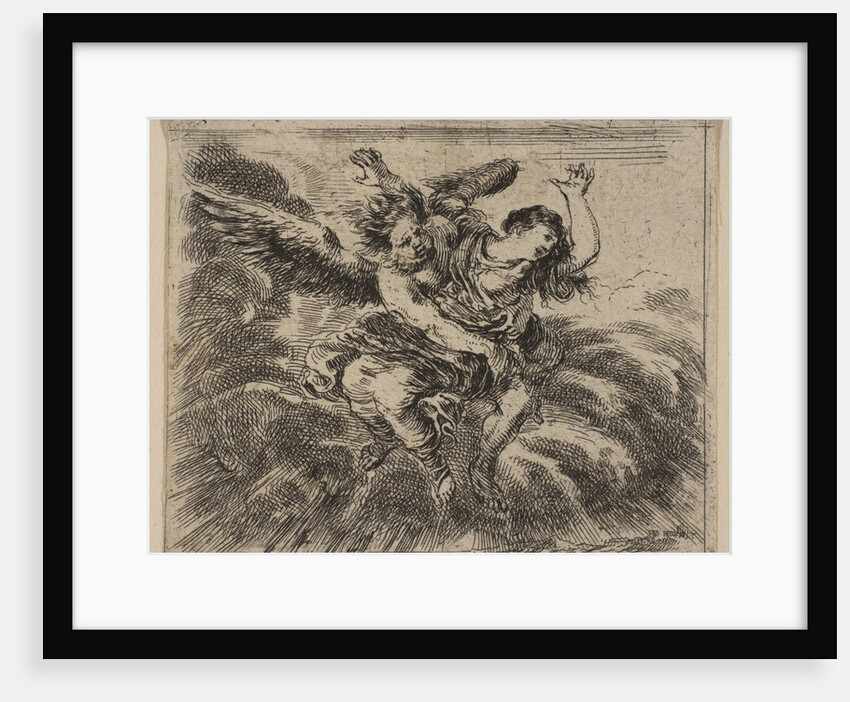 Boreas and Oreithyia, from 'Game of Mythology', 1644 by Stefano della Bella