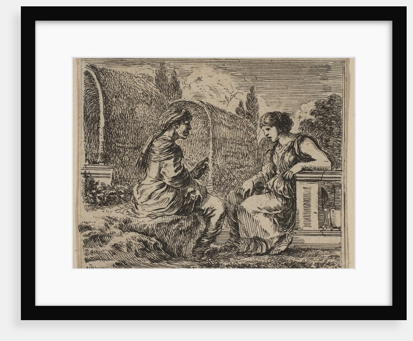 Vertumnus and Pomona, from 'Game of Mythology', 1644 by Stefano della Bella
