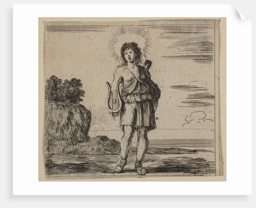 Apollo, from 'Game of Mythology', 1644 by Stefano della Bella