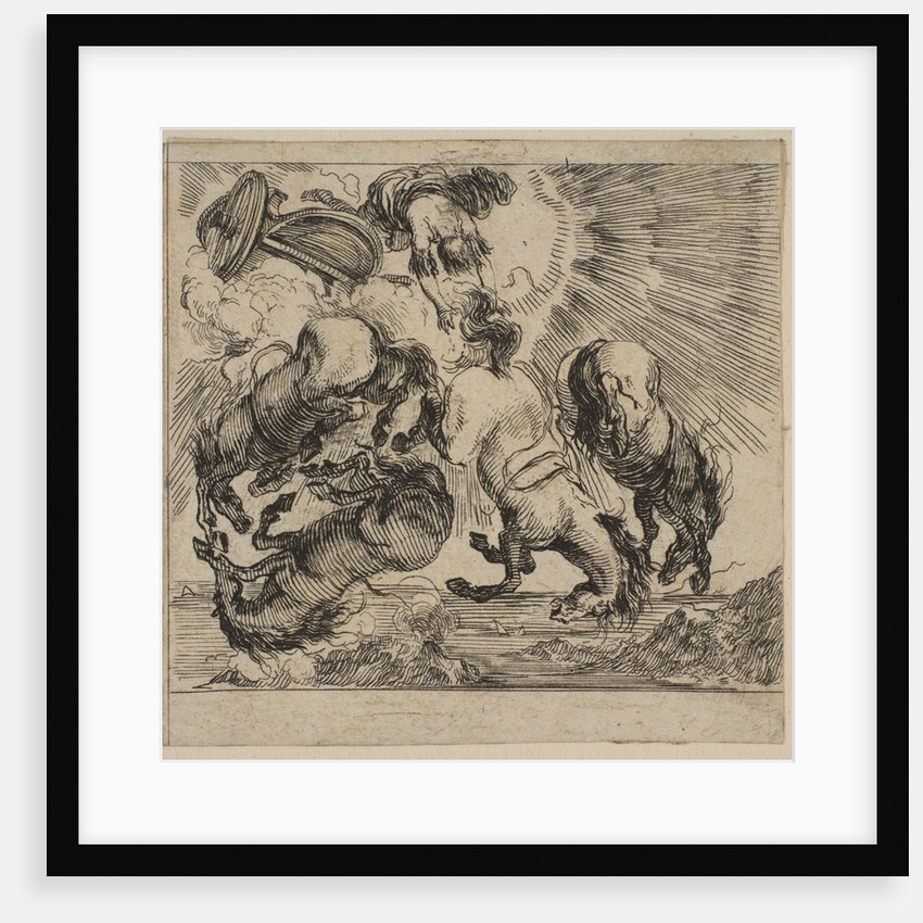 Phaeton, from 'Game of Mythology', 1644 by Stefano della Bella