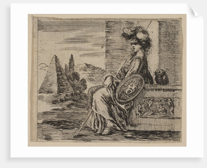 Pallas, from 'Game of Mythology', 1644 by Stefano della Bella