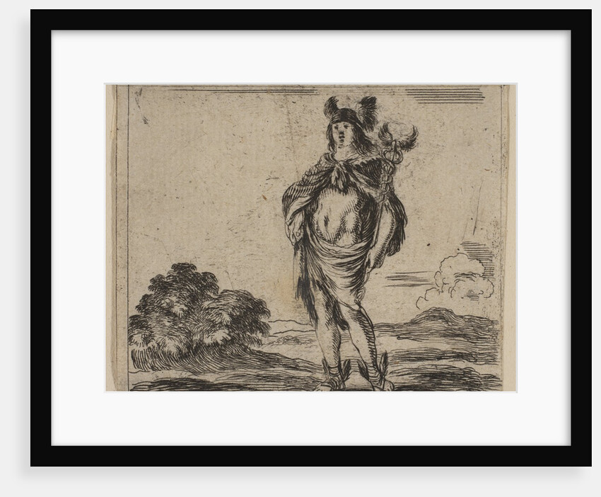 Mercury, from 'Game of Mythology', 1644 by Stefano della Bella