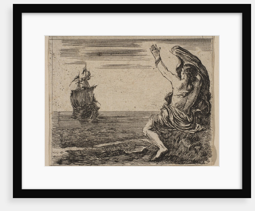 Theseus and Ariadne, from 'Game of Mythology', 1644 by Stefano della Bella