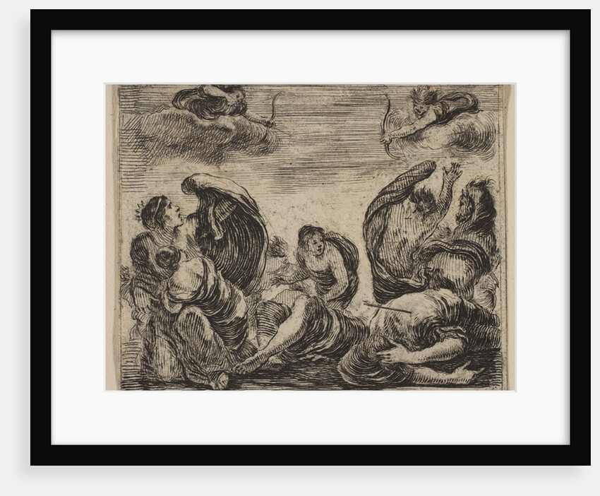 Niobe, from 'Game of Mythology', 1644 by Stefano della Bella
