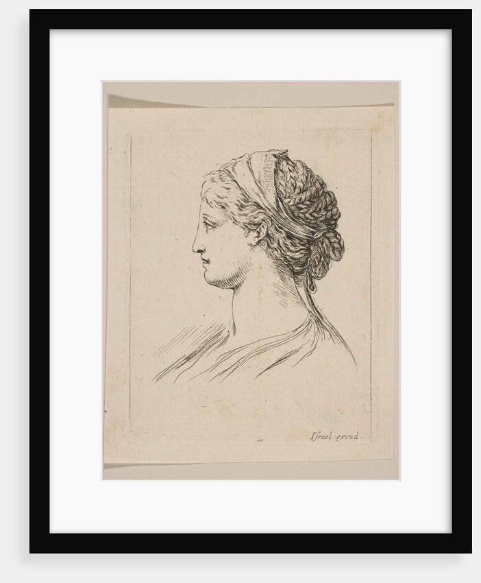 Head of a Woman in Profile, 1650 by Stefano della Bella