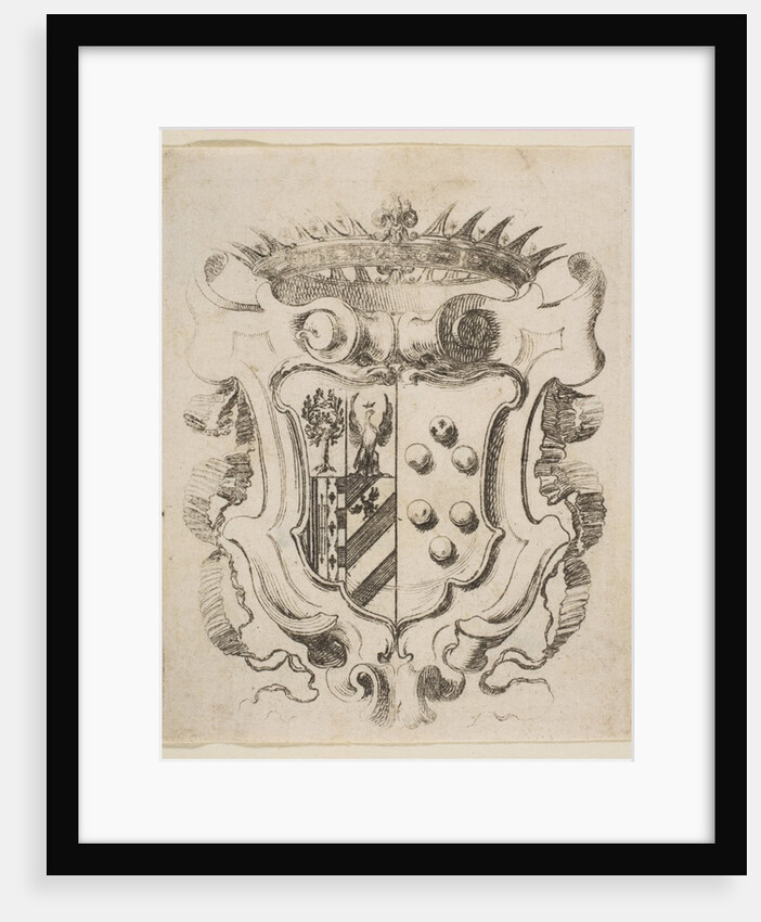 Arms of the Medici with Della Rovere, 1637 by Stefano della Bella