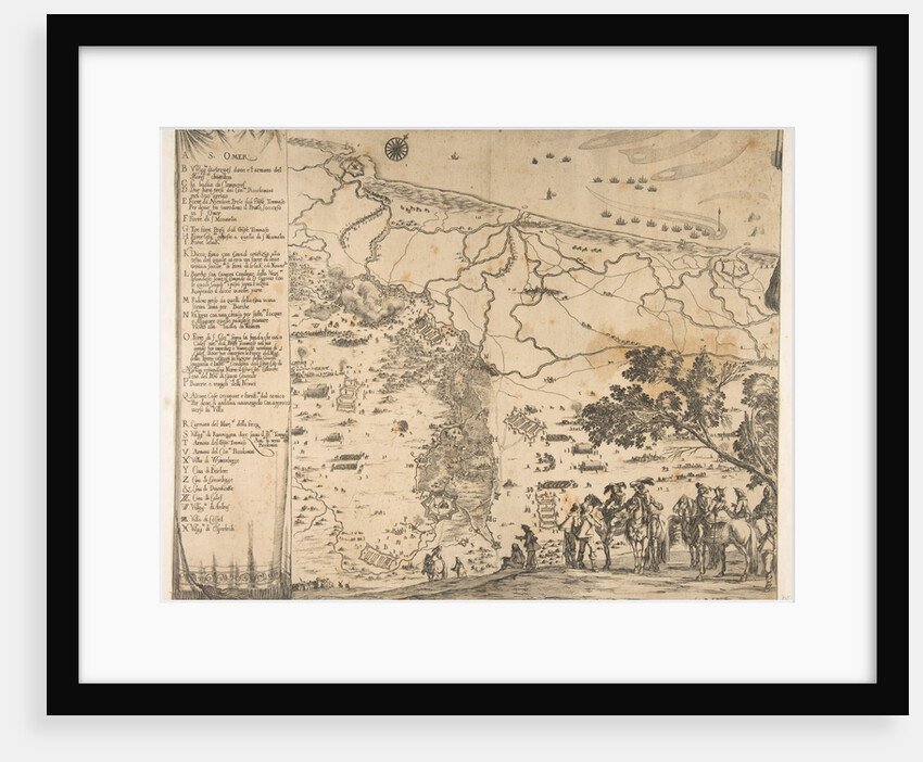 Siege of Saint-Omer, 1638 by Stefano della Bella