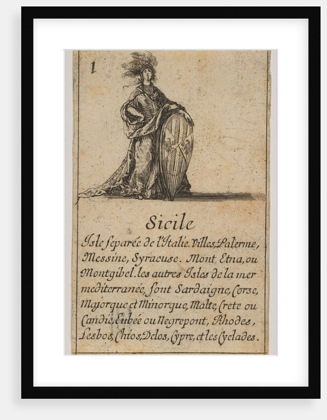 Sicile, 1644 by Stefano della Bella