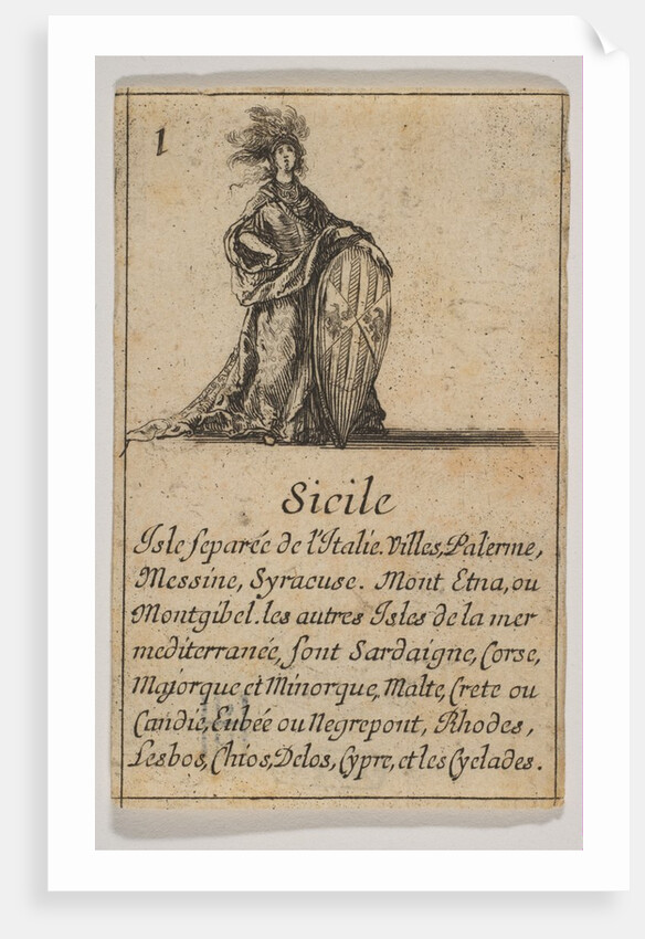 Sicile, 1644 by Stefano della Bella