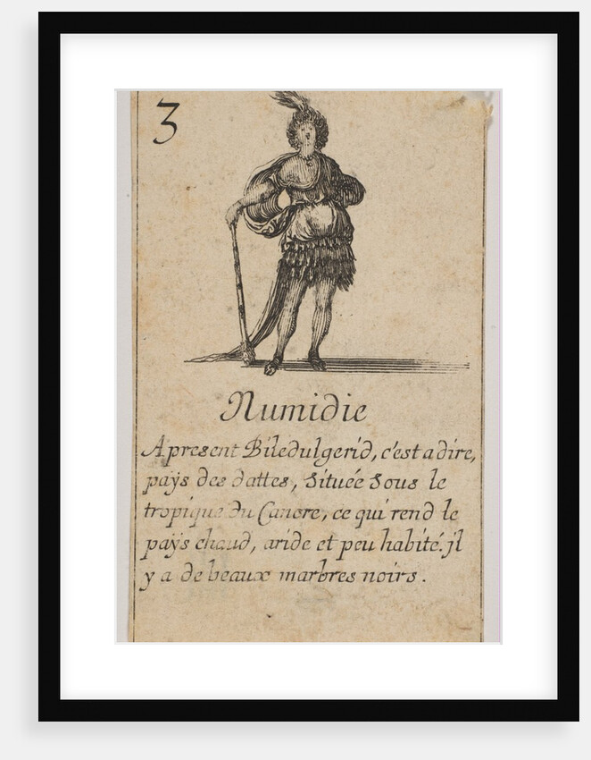 Numidie, 1644 by Stefano della Bella