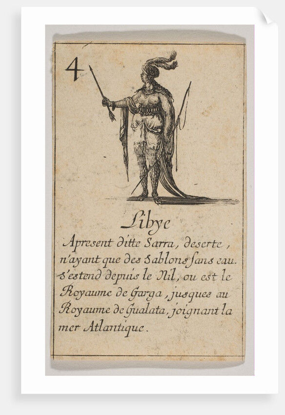 Libye, 1644 by Stefano della Bella