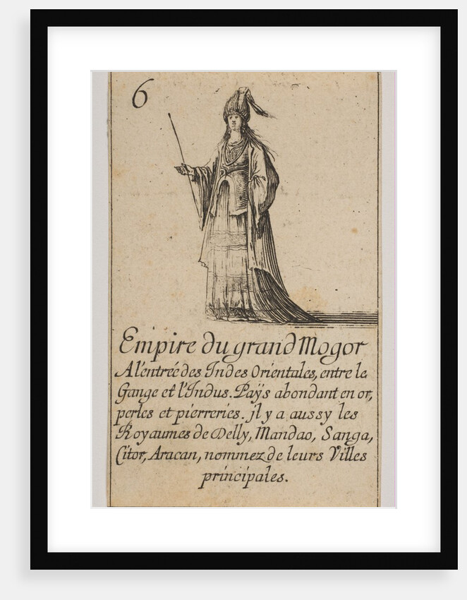 Empire du grand Mogor, 1644 by Stefano della Bella
