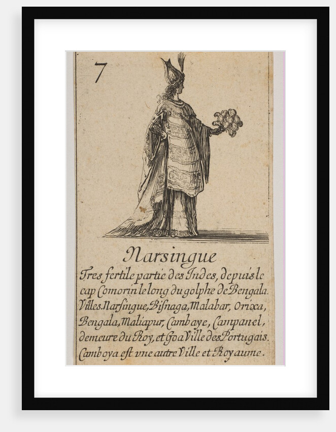 Narsingue, 1644 by Stefano della Bella